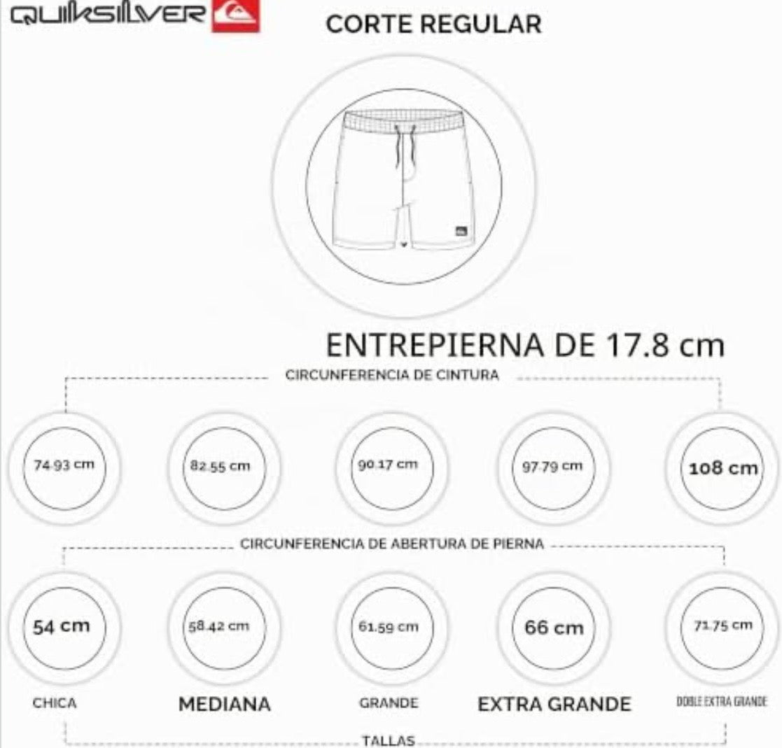 Quiksilver Swimwear Regular Fit Stretchable Mesh Liner Bañador para Hombre Hombre
